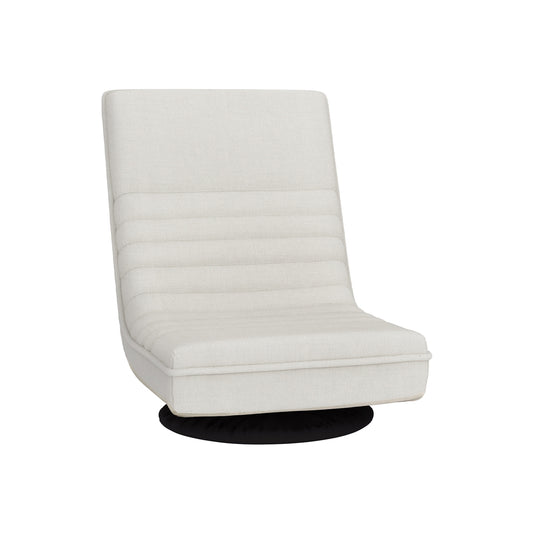 Marlook Floor Lounge Sofa Swivel Foldable Linen White