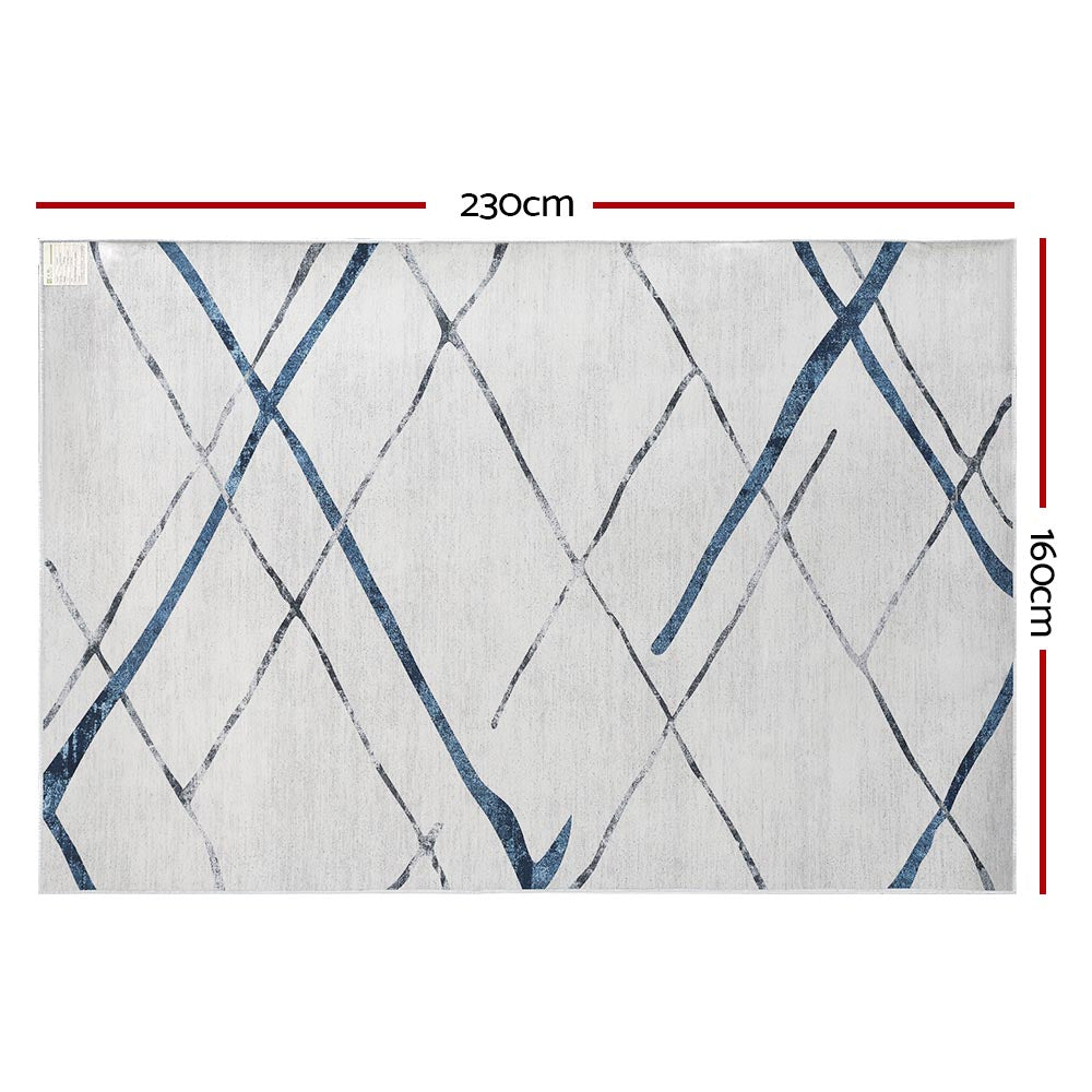 Marlook Floor Rug 160x230 Washable Mat Carpet Short Pile Jaca