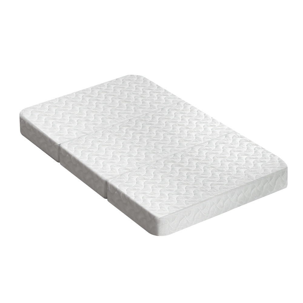 Marlook Bedding Foldable Mattress Folding Foam Cot Bed White