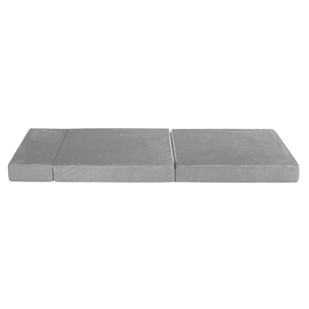Marlook Bedding Foldable Mattress Folding Foam Bed Mat Light Grey