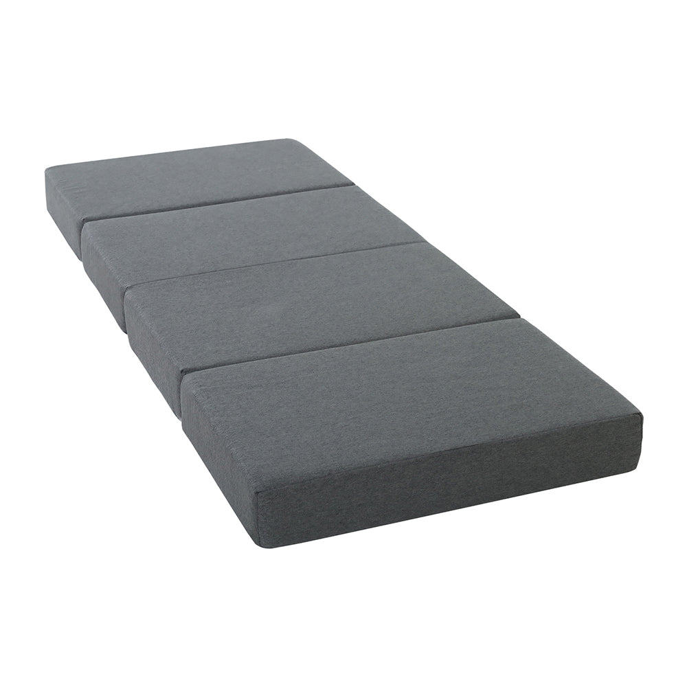 Marlook Bedding Foldable Mattress Folding Foam Single Grey