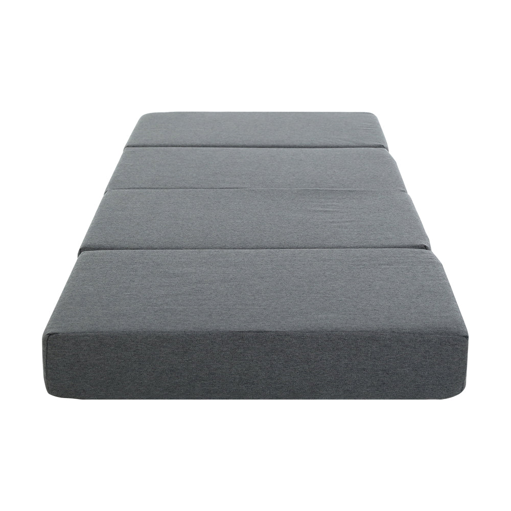 Marlook Bedding Foldable Mattress Folding Foam Single Grey