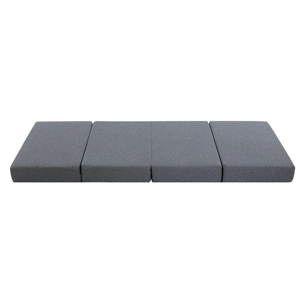 Marlook Bedding Foldable Mattress Folding Foam Single Grey