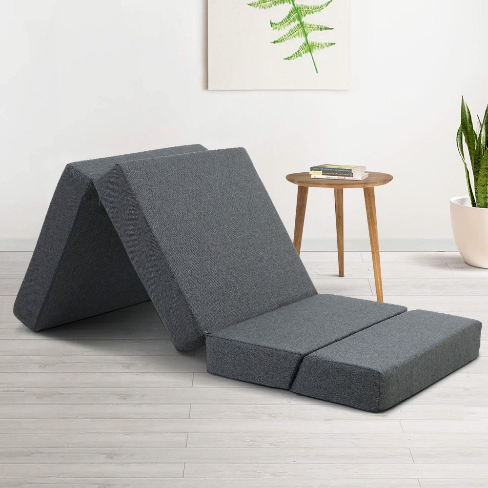 Marlook Bedding Foldable Mattress Folding Foam Single Grey