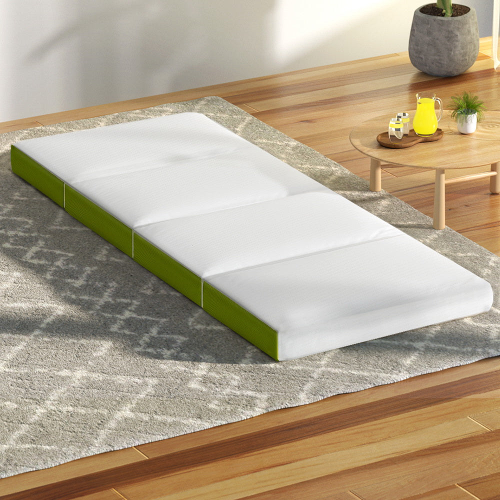 Marlook Bedding Foldable Mattress Folding Foam Single Green