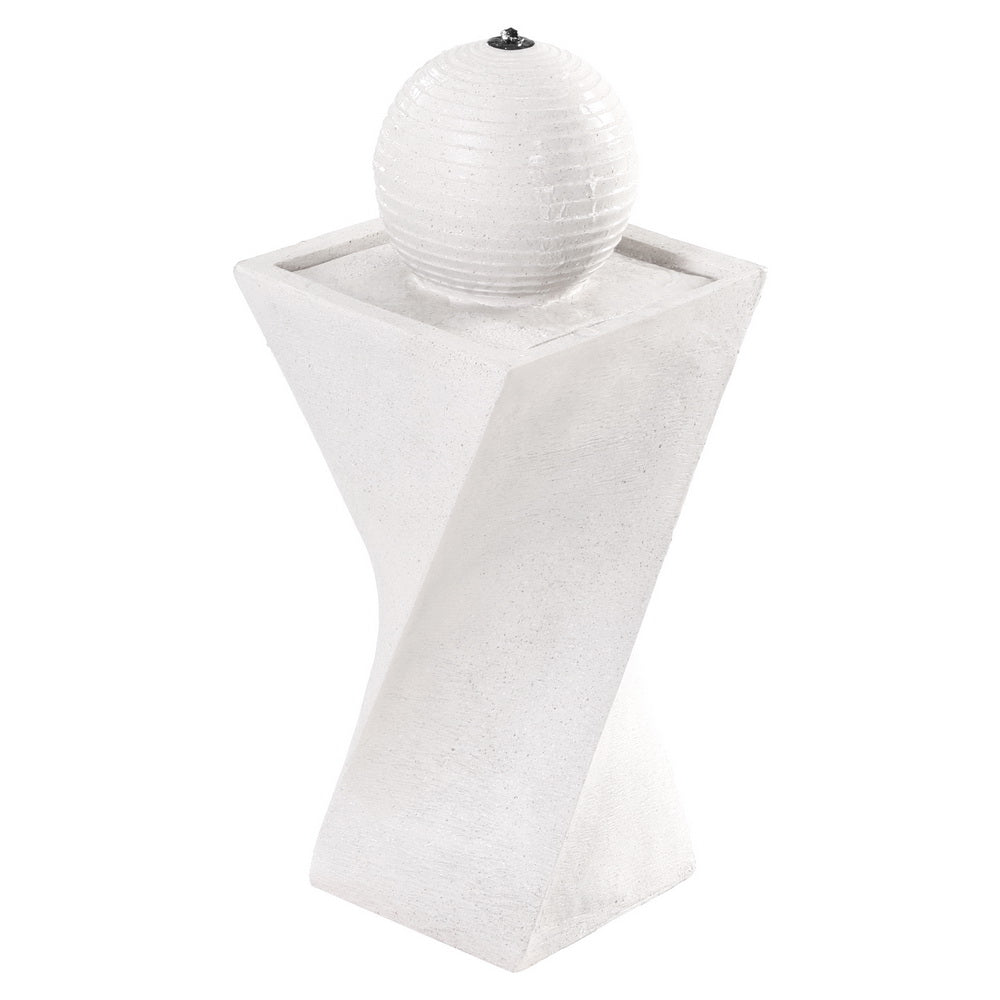 Marlook Solar Fountain Water Feature Bird Bath Outdoor Garden LED Lights Ball 85CM