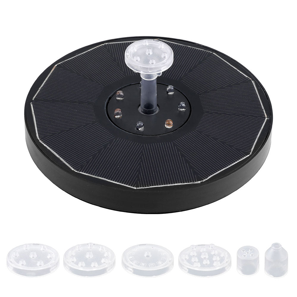 Marlook Floating Solar Pond Water Fountain Pump Outdoor Fountains LED Light