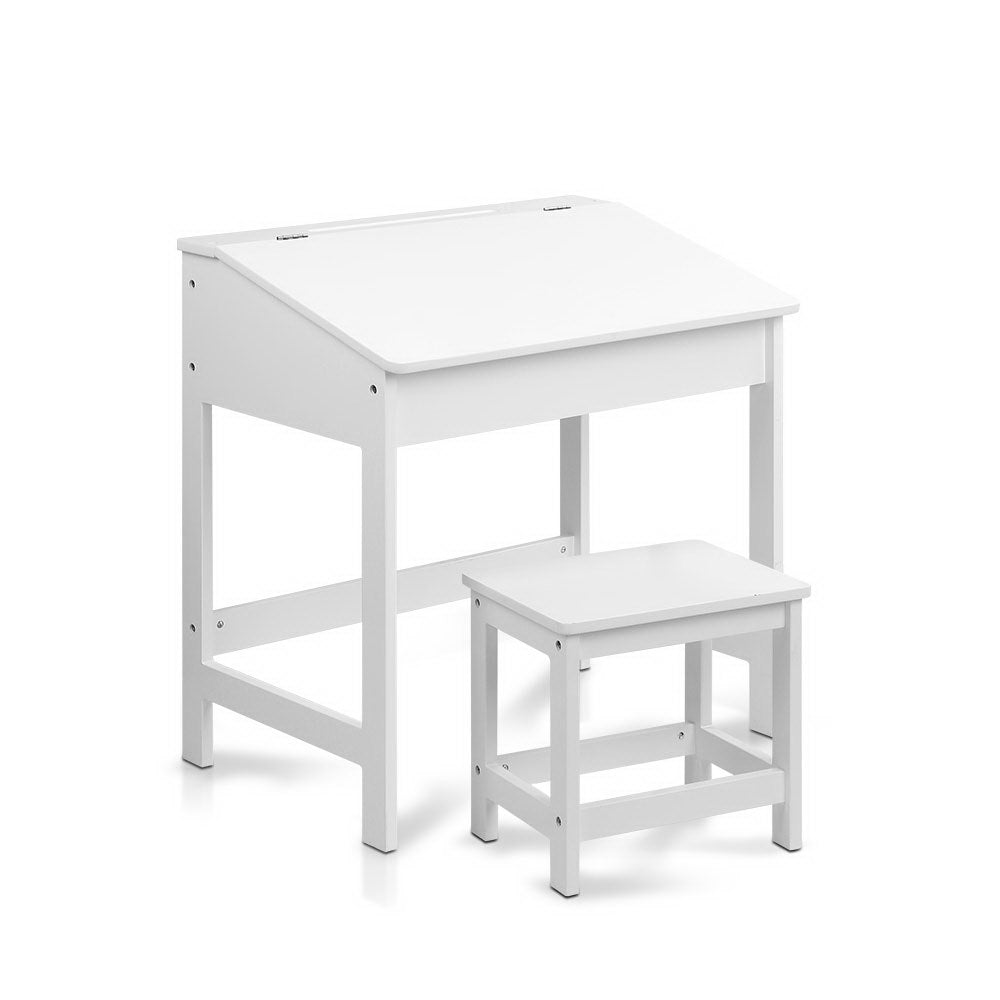 Marlook 2PCS Kids Table and Chairs Set Activity Children Playing Toys Study Desk