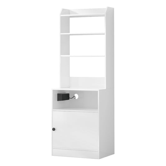 Marlook Bedside Table Nightstand Charging Station