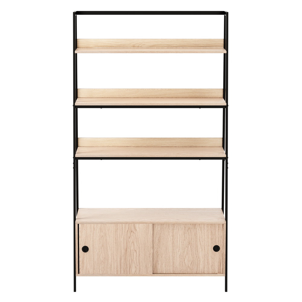 Marlook Bookshelf 5 Tier Cube Cabinet MIRA Oak
