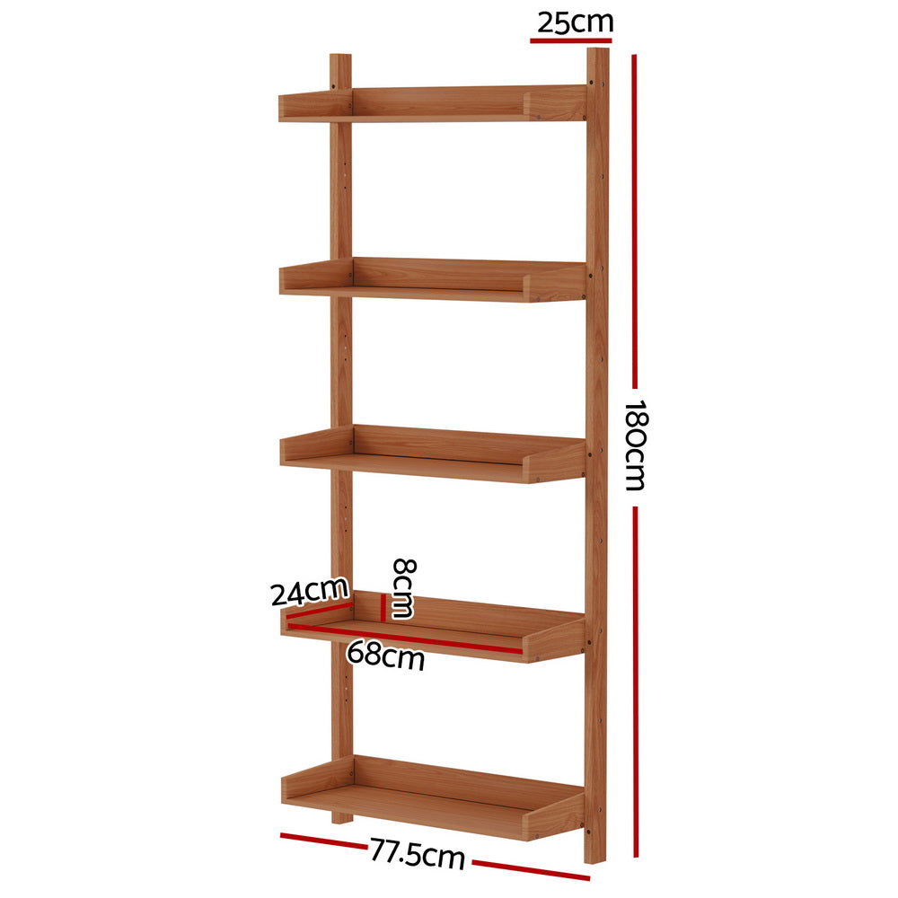Marlook Bookshelf Floating Shelf  CAPIZ Oak