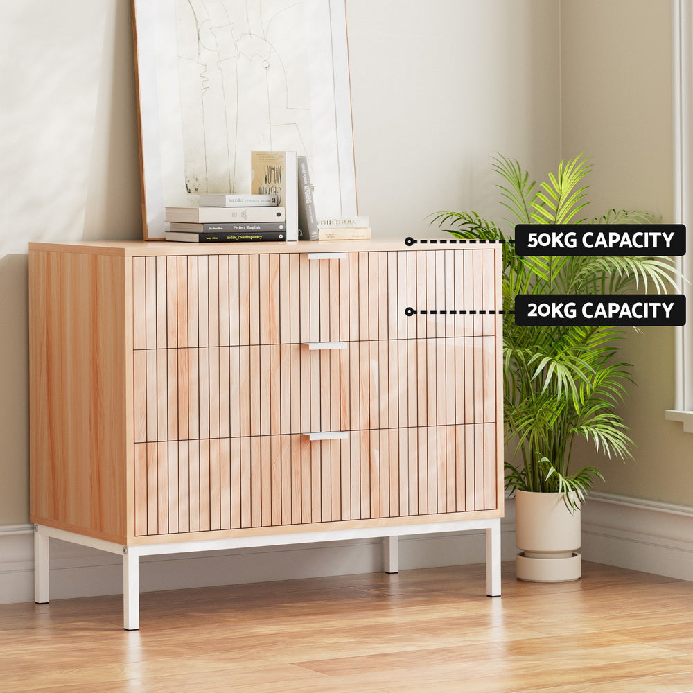 Marlook 3 Chest of Drawers  - LURA Pine