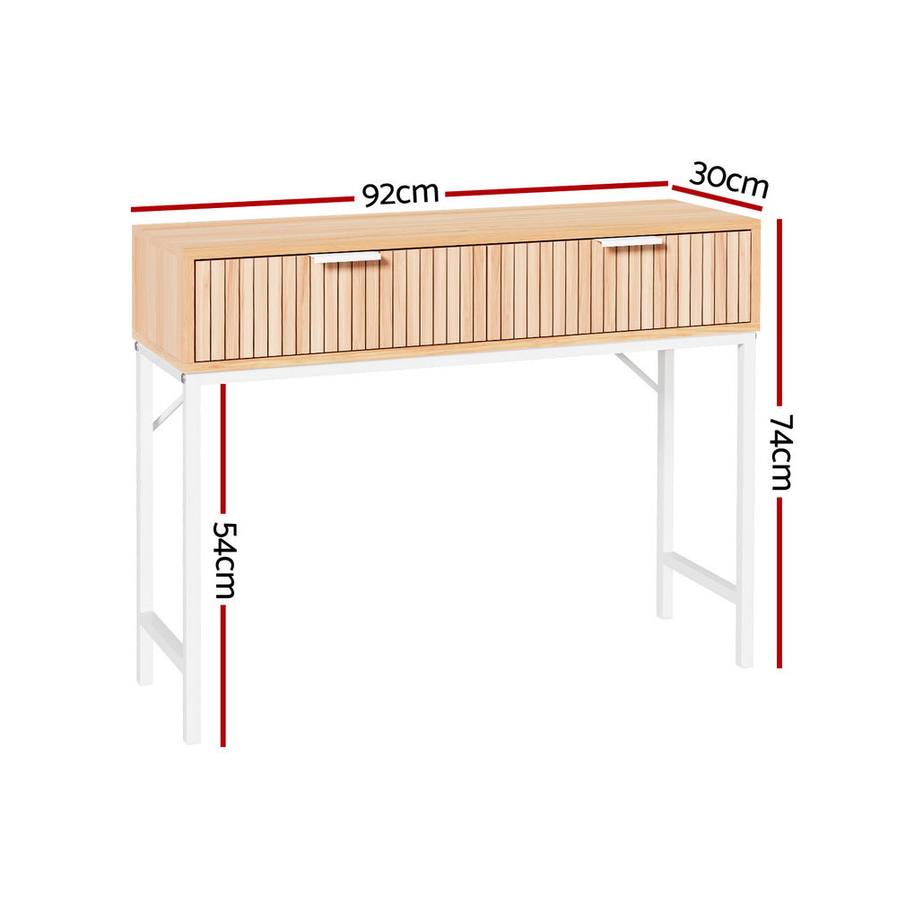Marlook Console Table 2 Drawers 92CM