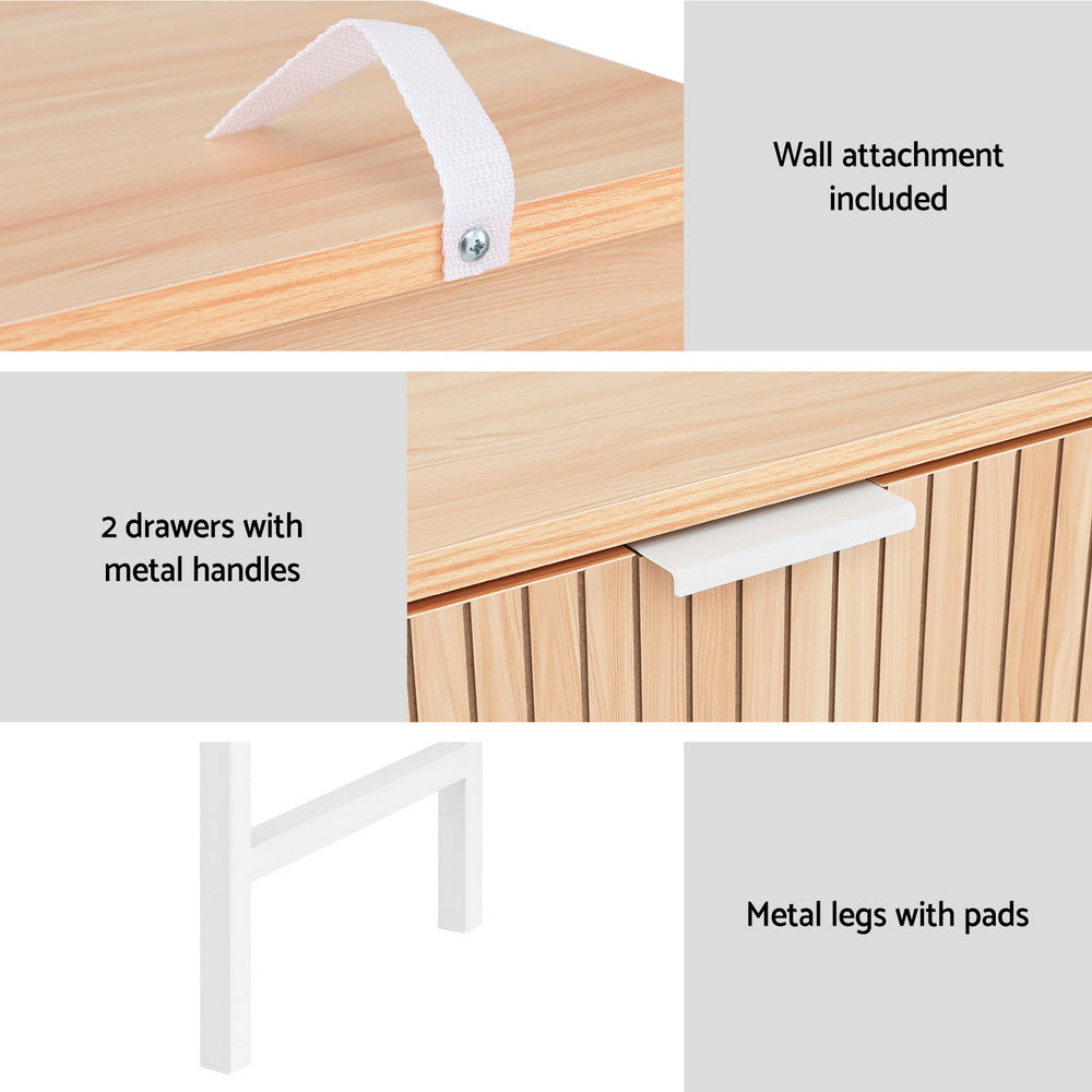 Marlook Console Table 2 Drawers 92CM