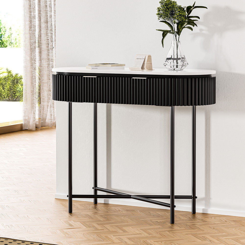 Marlook Console Table 2 Drawers 100CM