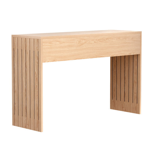 Marlook Console Table Hallway Fluted 120CM Pine