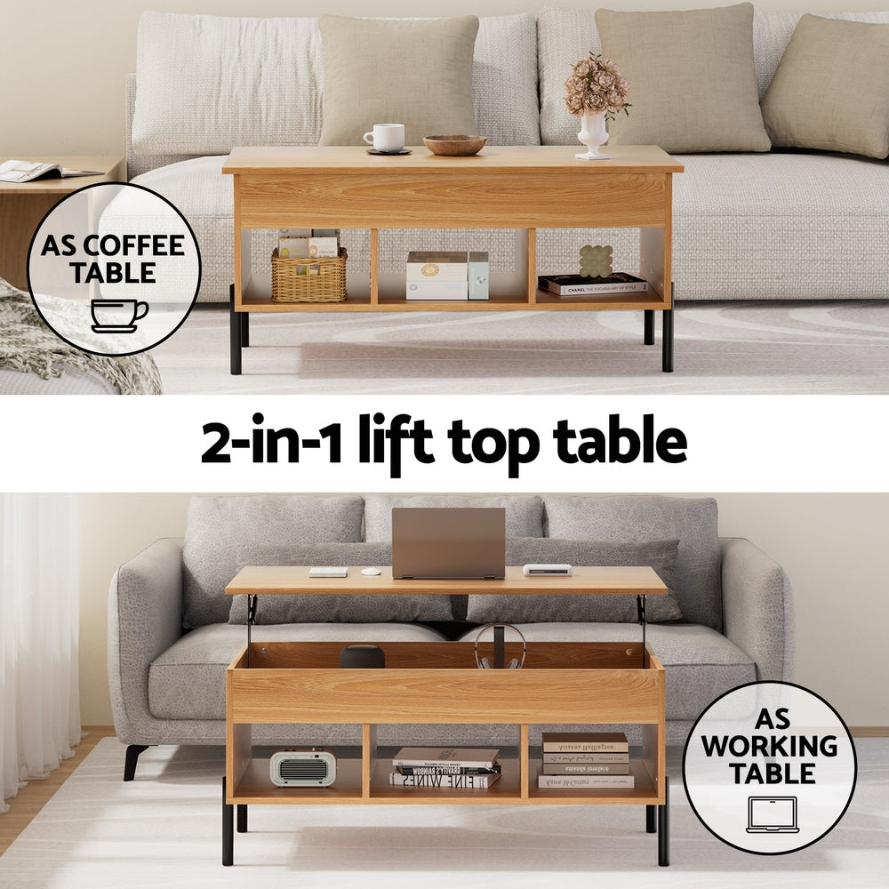 Marlook Coffee Table Lift-top Oak