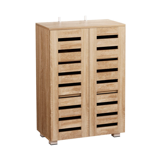 Marlook Shoe Rack Cabinet 20 Pairs 5-tier Wood Alster