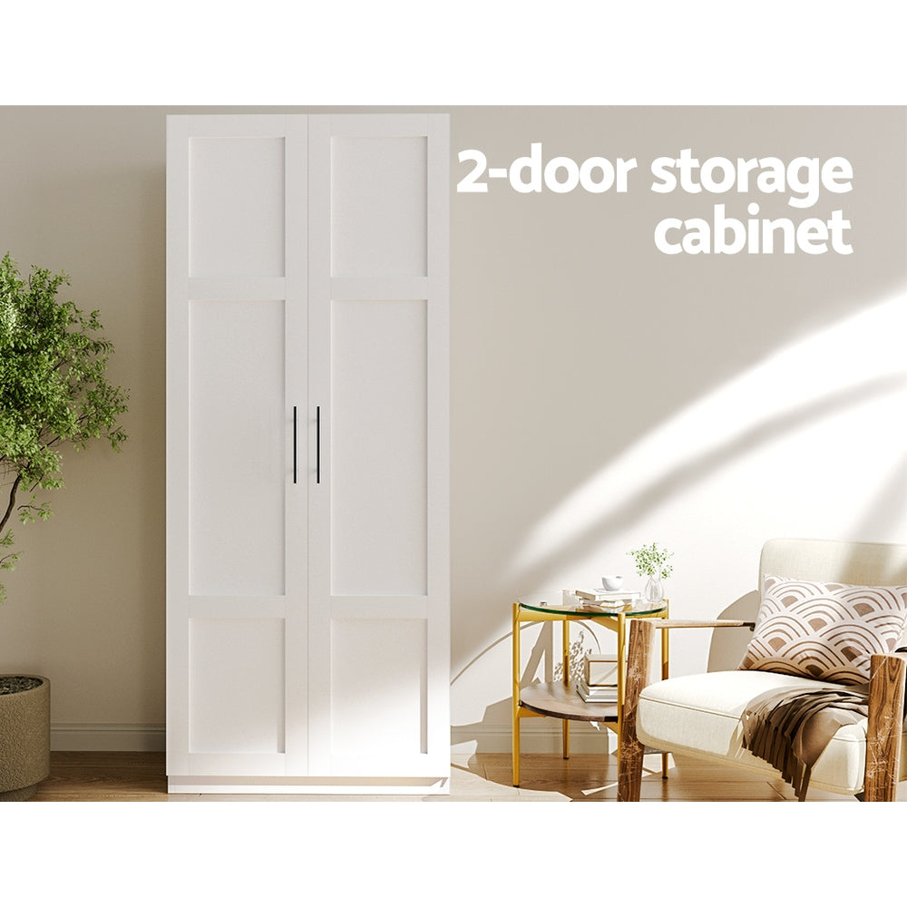 Marlook 2 Door Buffet Sideboard Cupboard Cabinet Pantry White