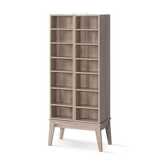 Marlook Bookshelf CD Storage Rack - BERG Oak