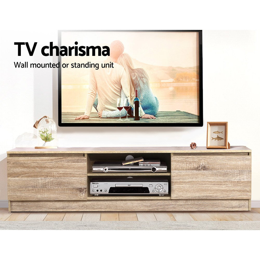 Marlook TV Cabinet Entertainment Unit 160cm Pine Charles