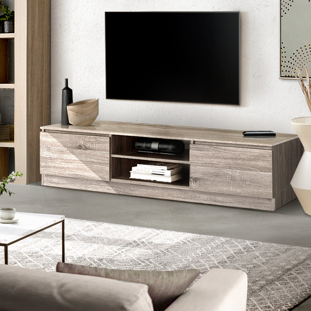Marlook TV Cabinet Entertainment Unit 160cm Pine Charles