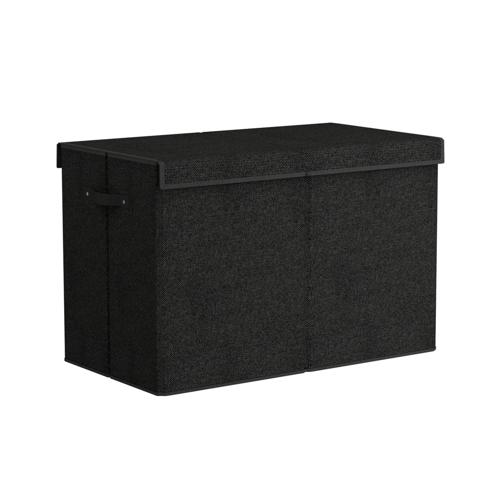 Marlook Large Toy Box Chest Storage with Flip-Top Lid Foldable Organizer Bins