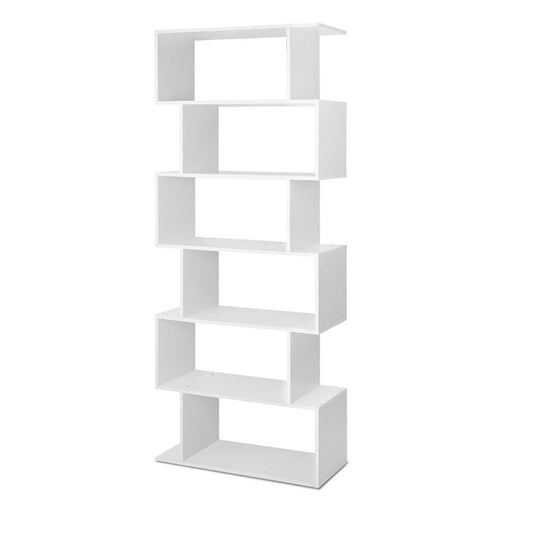 Marlook Bookshelf 6 Tiers - RIVA White