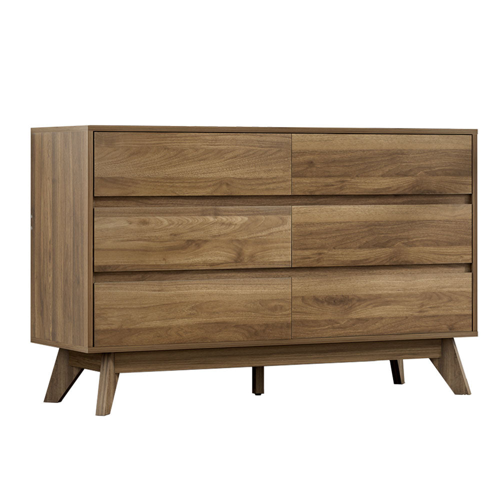 Marlook 6 Chest of Drawers - XAVI Walnut