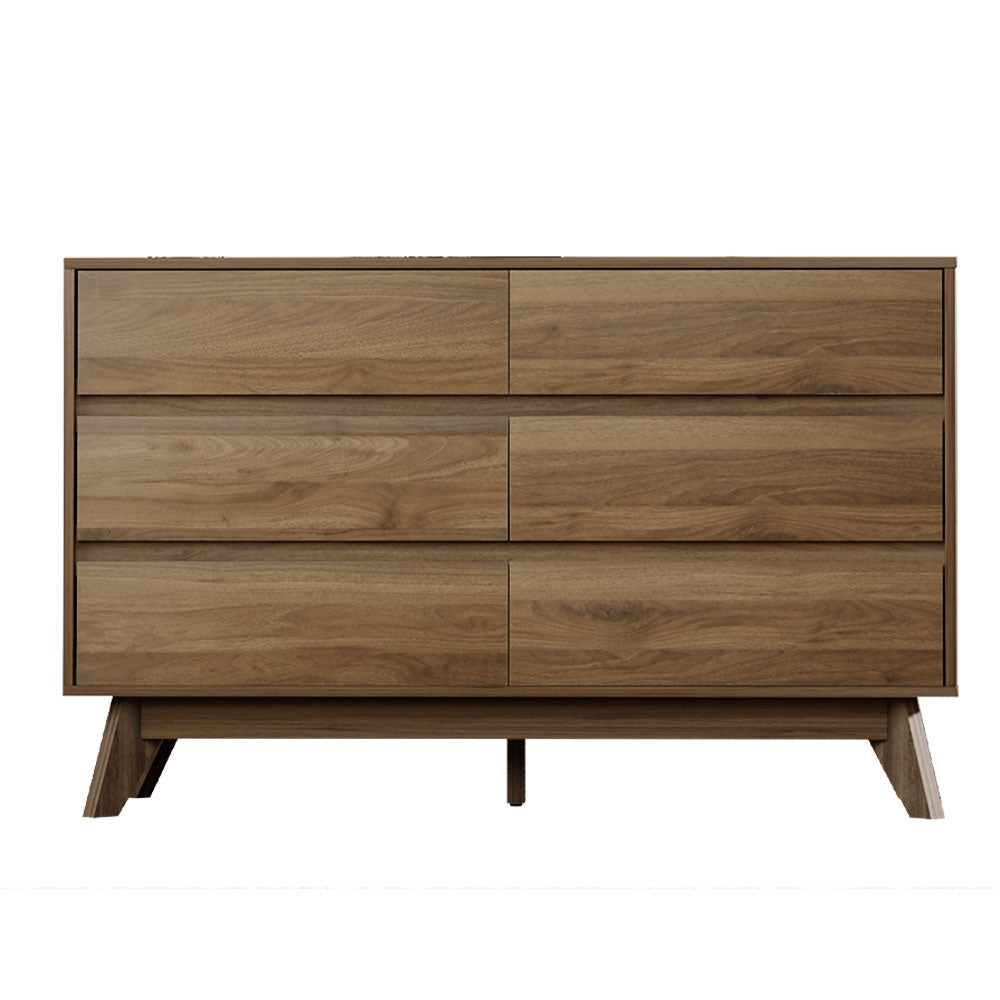 Marlook 6 Chest of Drawers - XAVI Walnut