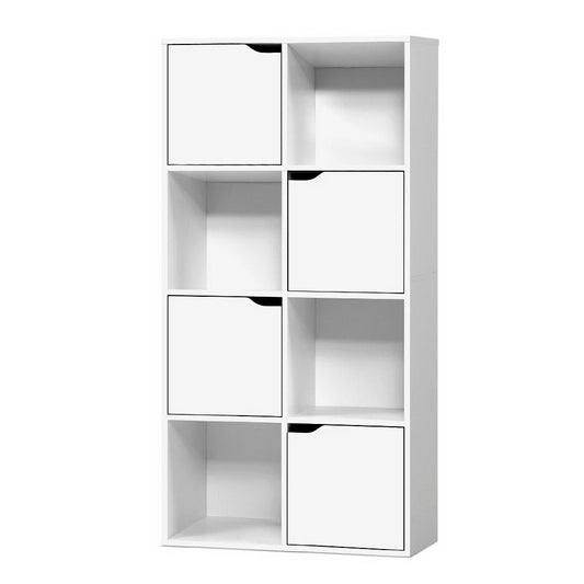 Marlook Bookshelf 8 Cube Shlef - DANA White
