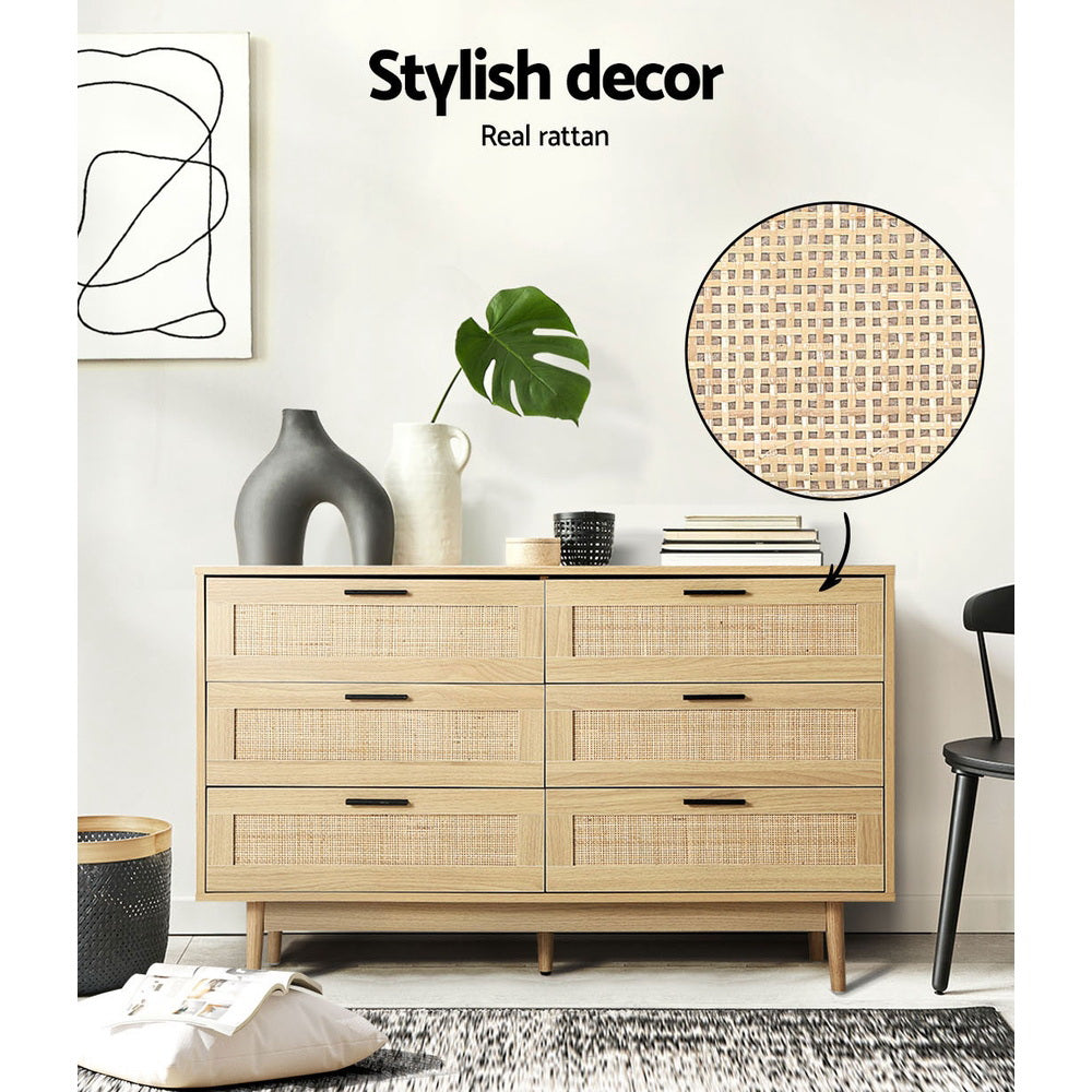 Marlook 6 Chest of Drawers - BRIONY Oak