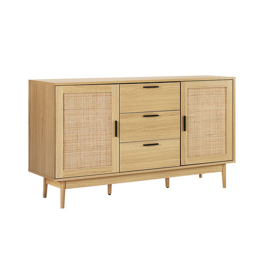 Marlook Rattan Buffet Sideboard - BRIONY Oak