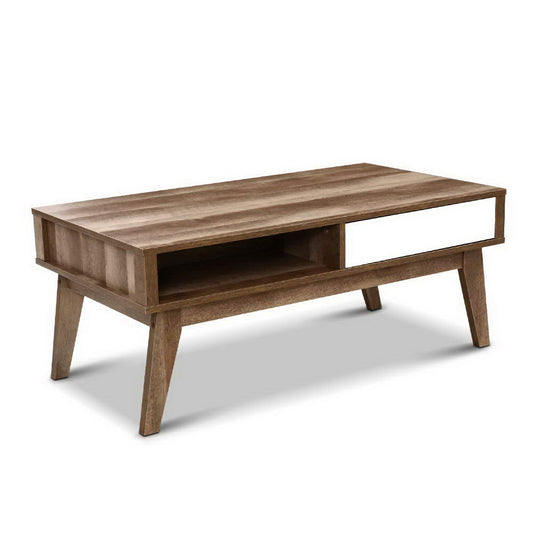 Marlook Coffee Table 2 Drawers Walnut Serena