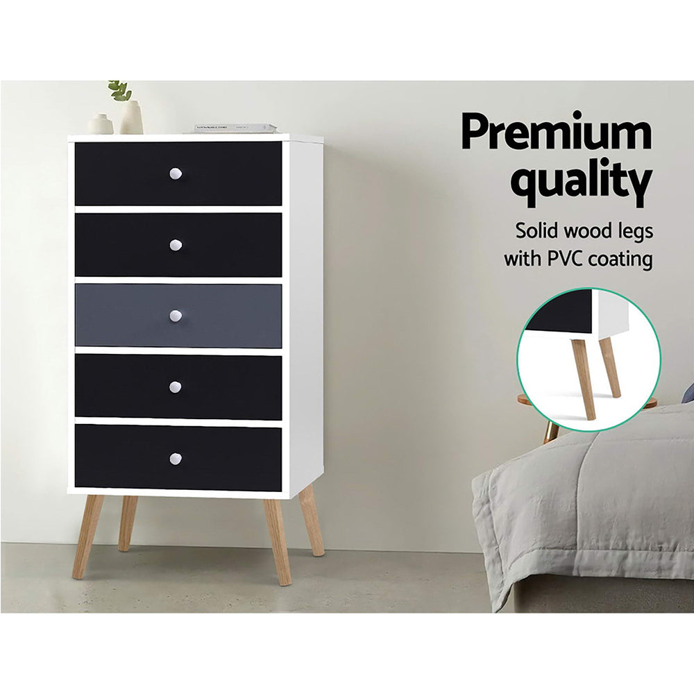 Marlook 5 Chest of Drawers - BONDS White