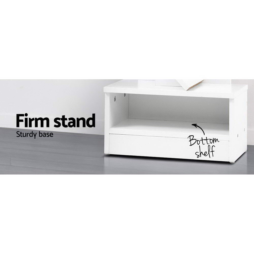 Marlook Tree Bookshelf 7 Tiers - ECHO White