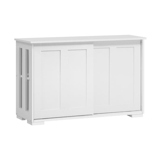 Marlook Buffet Sideboard Sliding Doors - SERA White