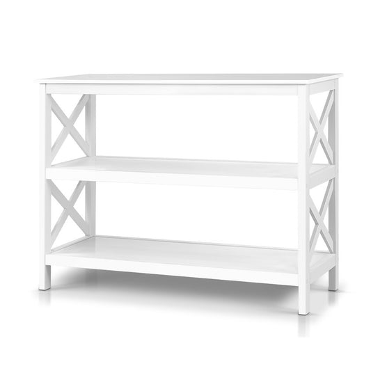 Marlook Console Table 3-tier White Polly