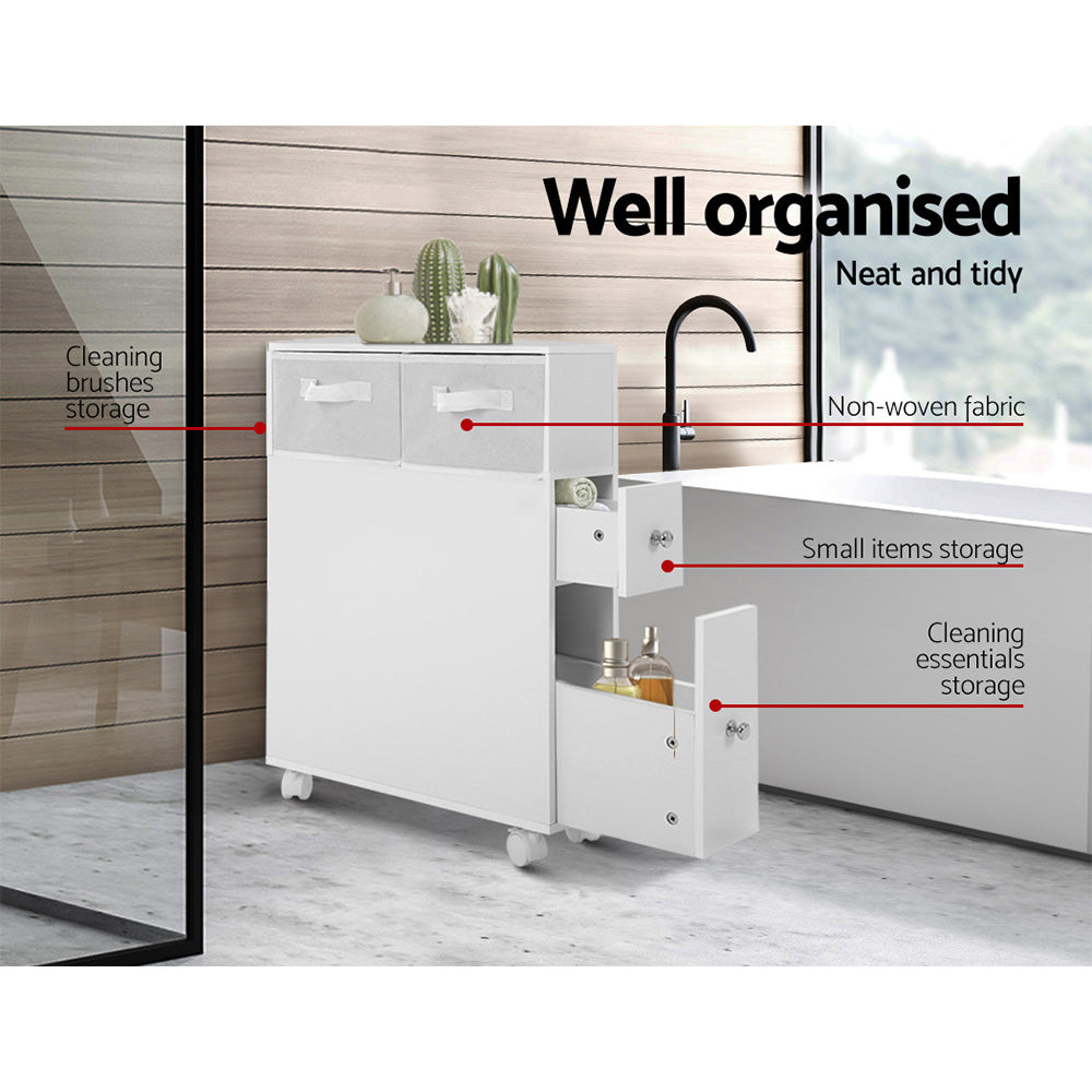 Marlook Bathroom Cabinet Storage Toilet Organiser