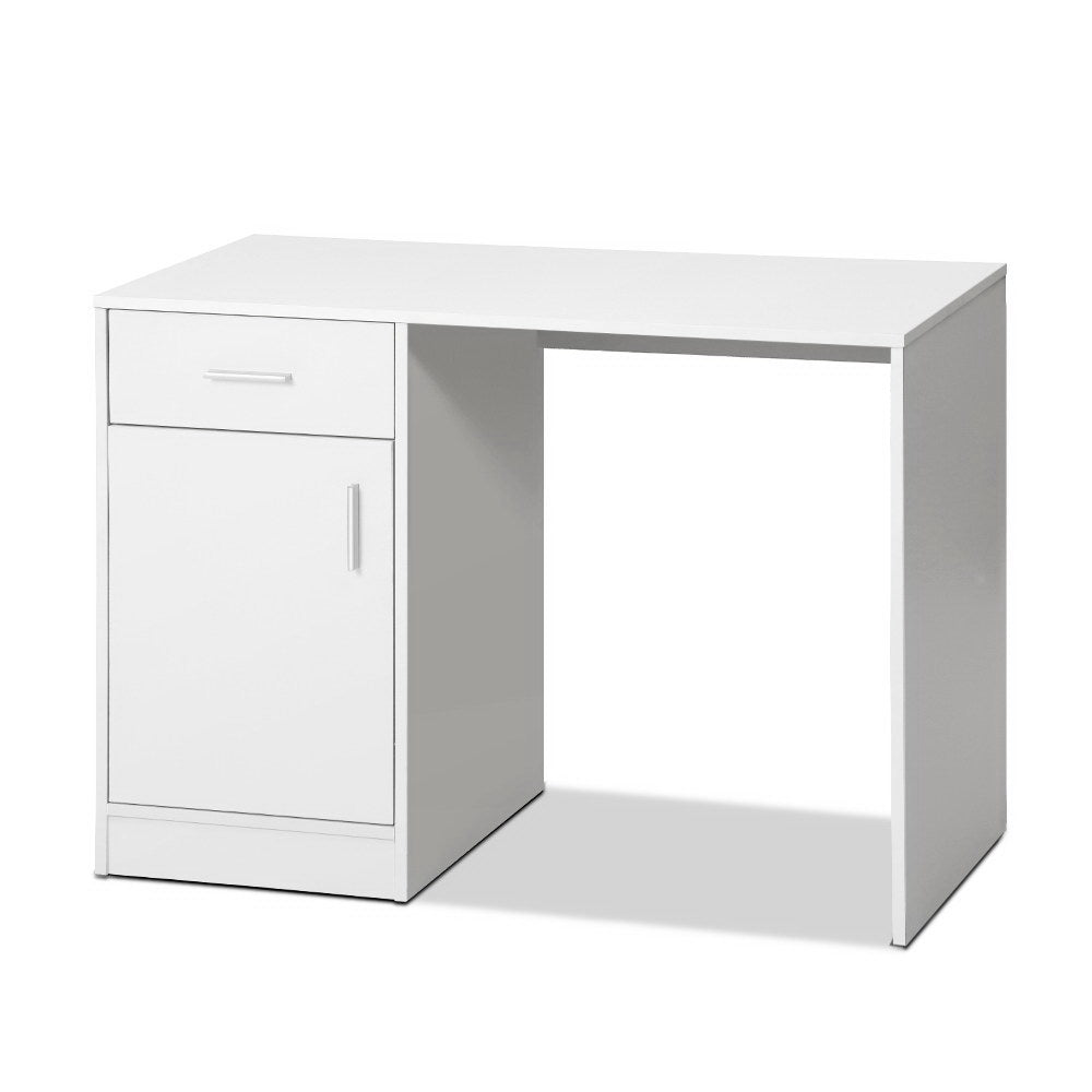 Marlook Computer Desk Drawer Cabinet White 100CM
