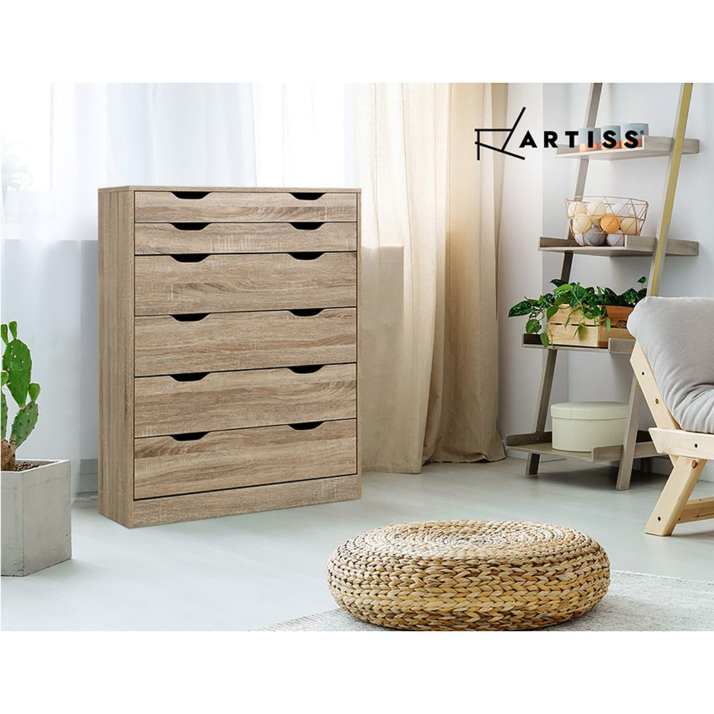 Marlook 6 Chest of Drawers - MYLA Oak