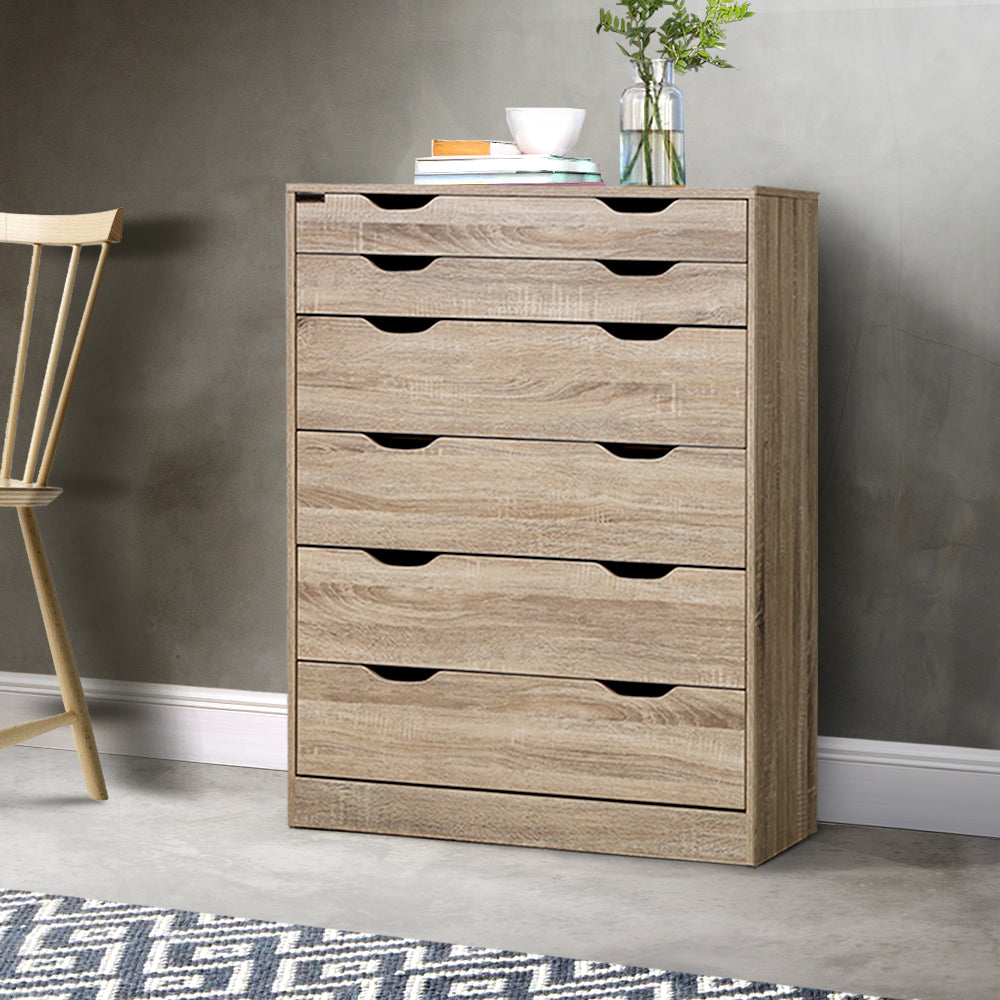 Marlook 6 Chest of Drawers - MYLA Oak