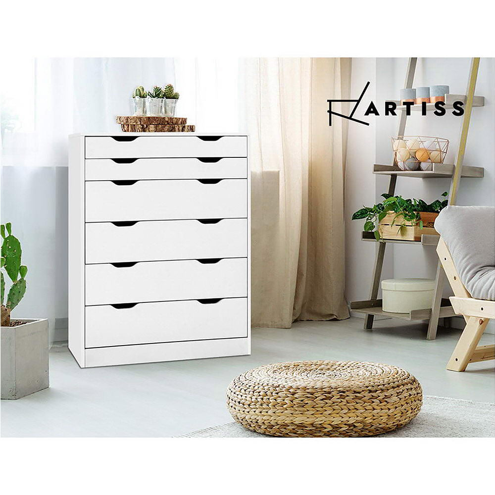 Marlook 6 Chest of Drawers - MYLA White