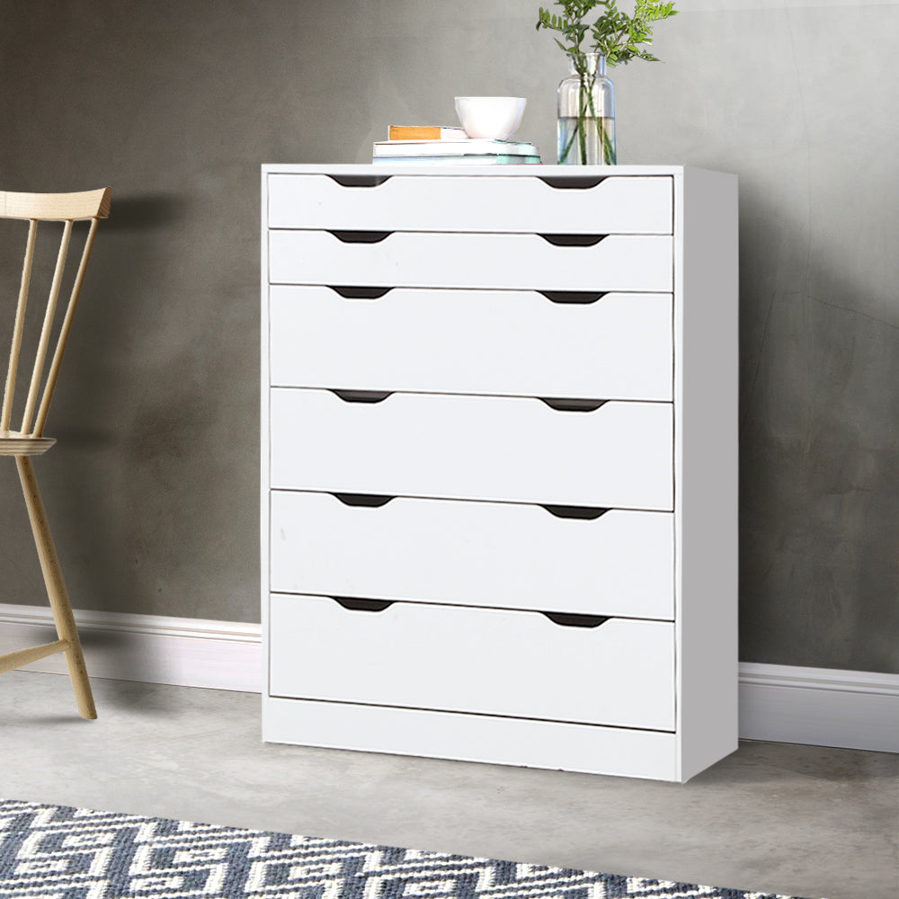 Marlook 6 Chest of Drawers - MYLA White