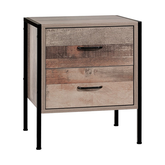 Marlook Bedside Table 2 Drawers - BARNLY