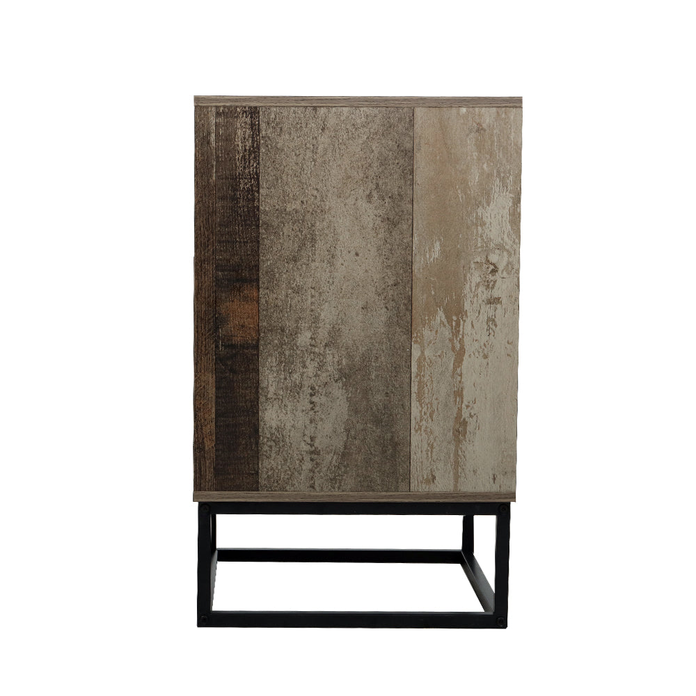 Marlook Bedside Table 2 Drawers with Shelf - BADAN