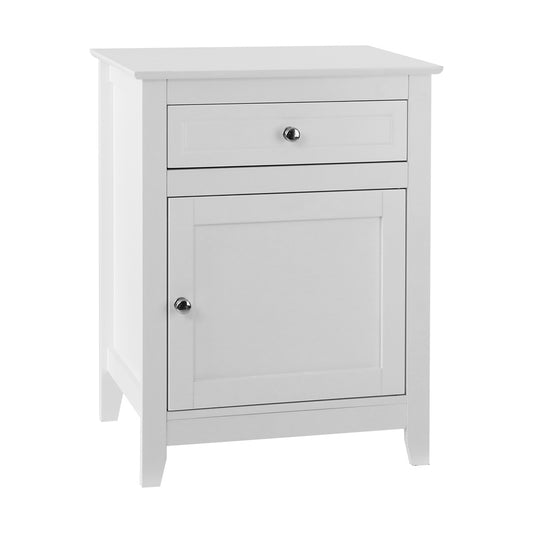 Marlook Bedside Tables Side Table Drawers Nightstand White