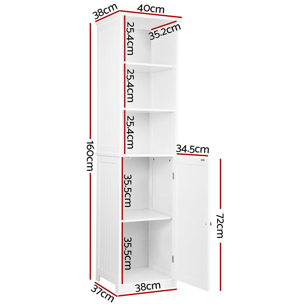 Marlook Bathroom Cabinet Storage 160cm White