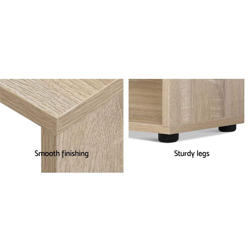 Marlook Computer Desk Bookshelf Oak 130CM