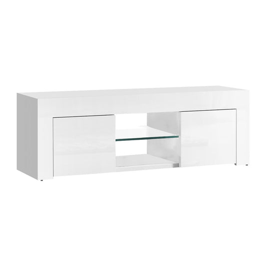 Marlook Entertainment Unit TV Cabinet 130cm White Ivan